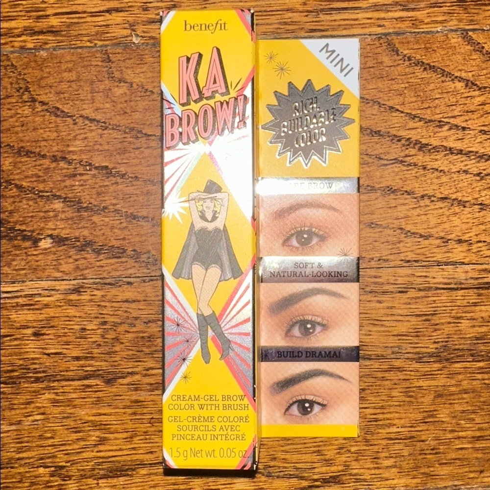 Benefit KA BROW! Cream Gel Brow Color w/Brush in Shade 6 Brown - NEW IN BOX